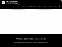 Tablet Screenshot of keithheegstockworks.com